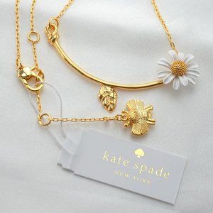 Kate Spade Into the Bloom Mini Pendant Necklace (BRAND NEW)